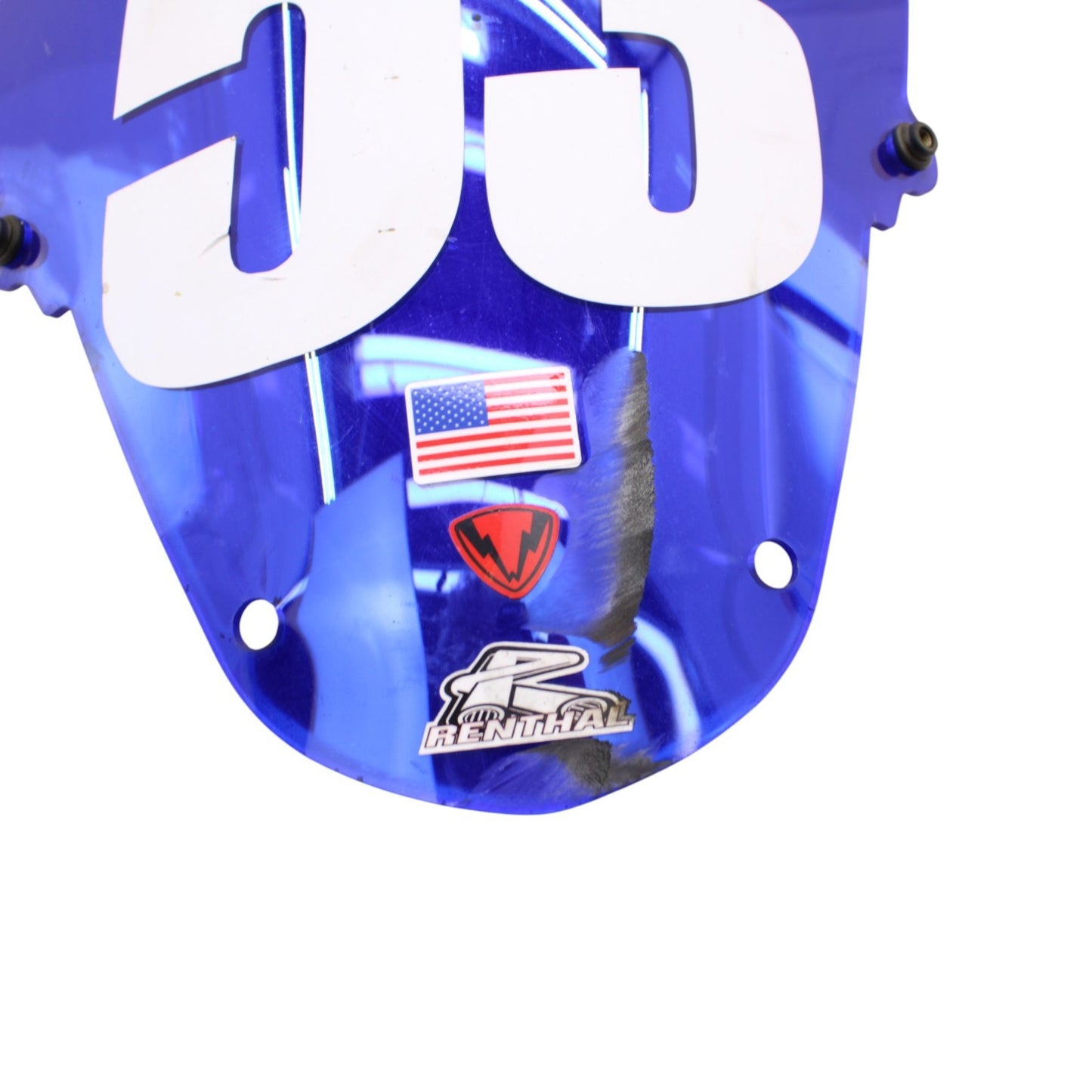 2003 2004 SUZUKI GSXR 1000 FAIRING COWL SHROUD PLASTIC BLUE