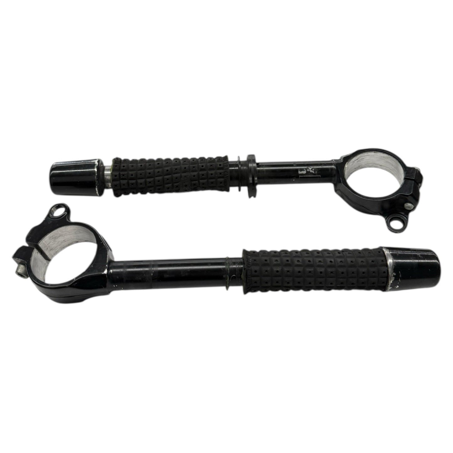 2008 - 2010 KAWASAKI ZX10R CLIP ONS HANDLE BARS LEFT & RIGHT STRAIGHT BLACK