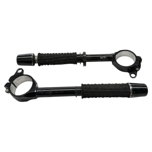 2008 - 2010 KAWASAKI ZX10R CLIP ONS HANDLE BARS LEFT & RIGHT STRAIGHT BLACK