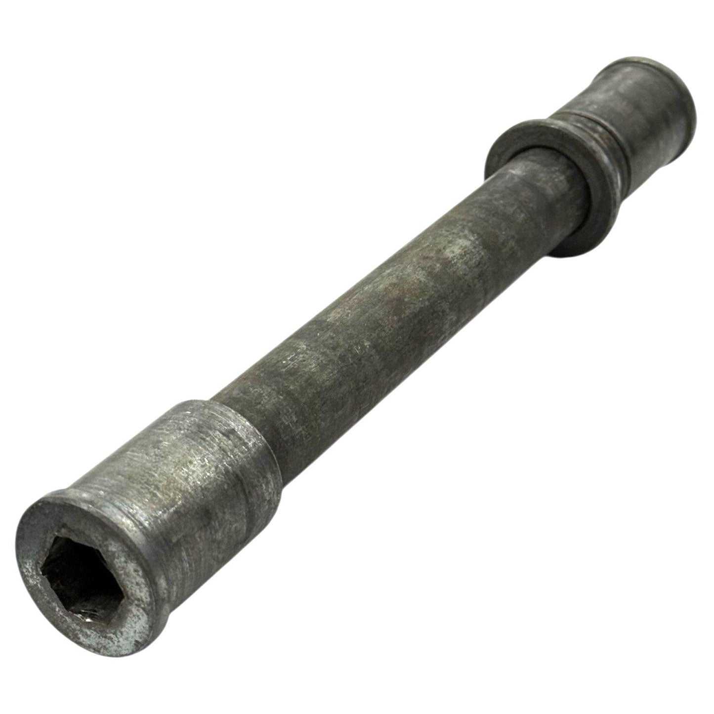 1994 - 1997 KAWASAKI NINJA ZX9R FRONT AXLE WHEEL BOLT SHAFT STOCK SILVER