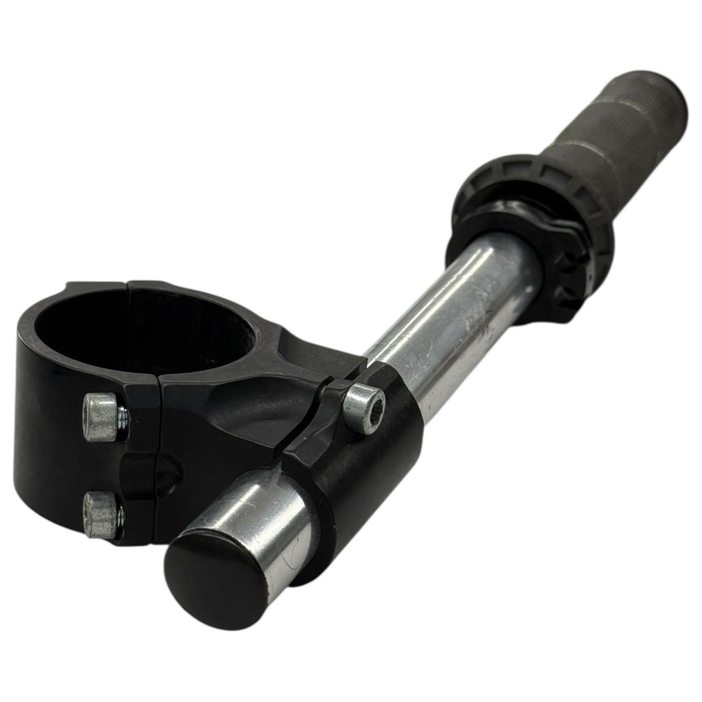 2007 2008 SUZUKI GSXR1000 WOODCRAFT HANDLEBAR CLIP ON SET LEFT RIGHT SILVER