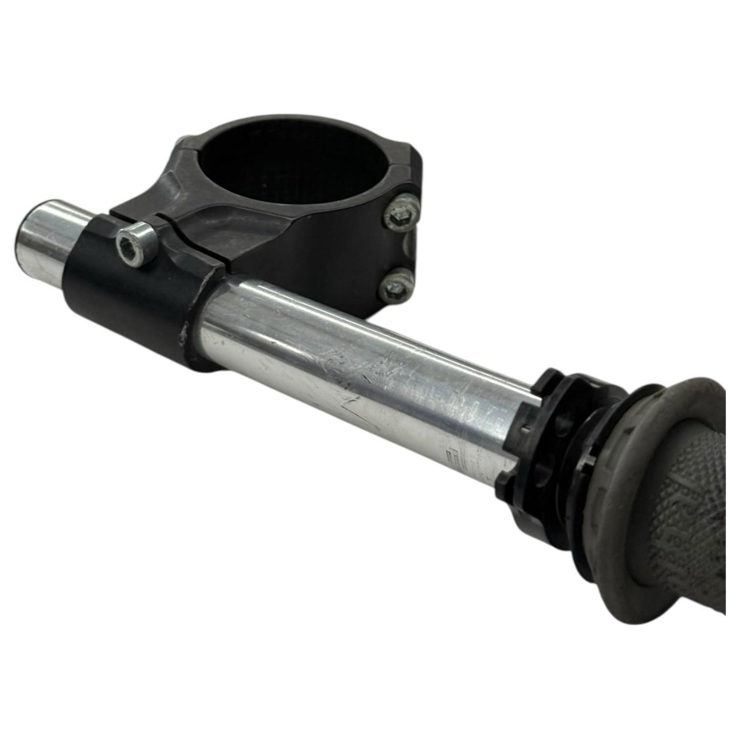 2007 2008 SUZUKI GSXR1000 WOODCRAFT HANDLEBAR CLIP ON SET LEFT RIGHT SILVER