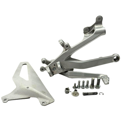 2018-2021 DUCATI PANIGALE V4 RIGHT REARSET FOOT PEG BRAKE LEVER SILVER STRAIGHT