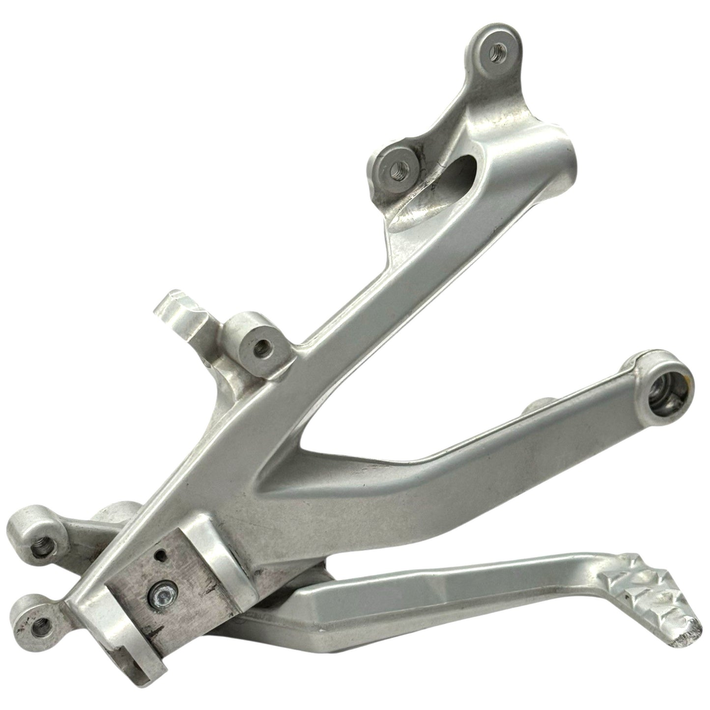 2018-2021 DUCATI PANIGALE V4 RIGHT REARSET FOOT PEG BRAKE LEVER SILVER STRAIGHT