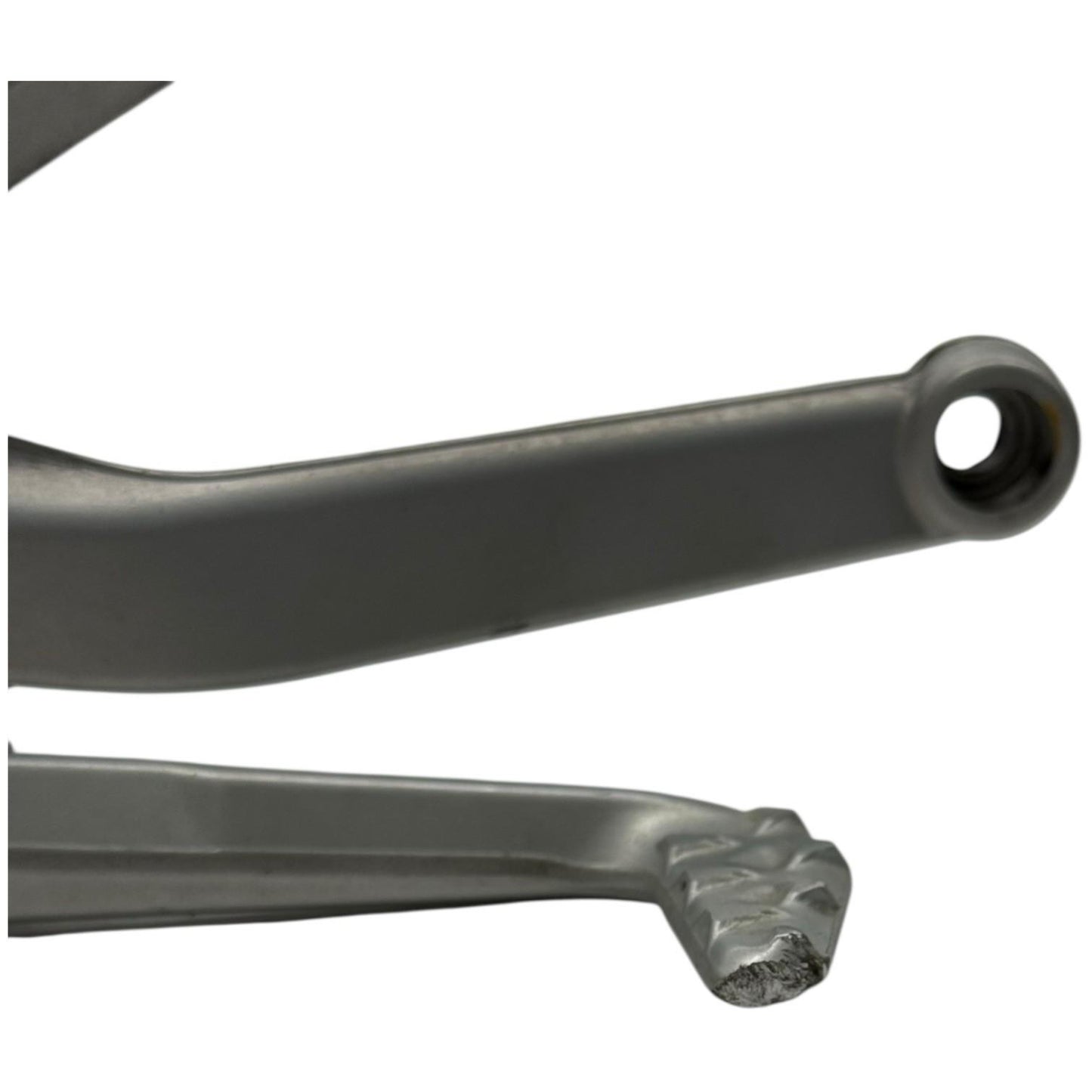 2018-2021 DUCATI PANIGALE V4 RIGHT REARSET FOOT PEG BRAKE LEVER SILVER STRAIGHT