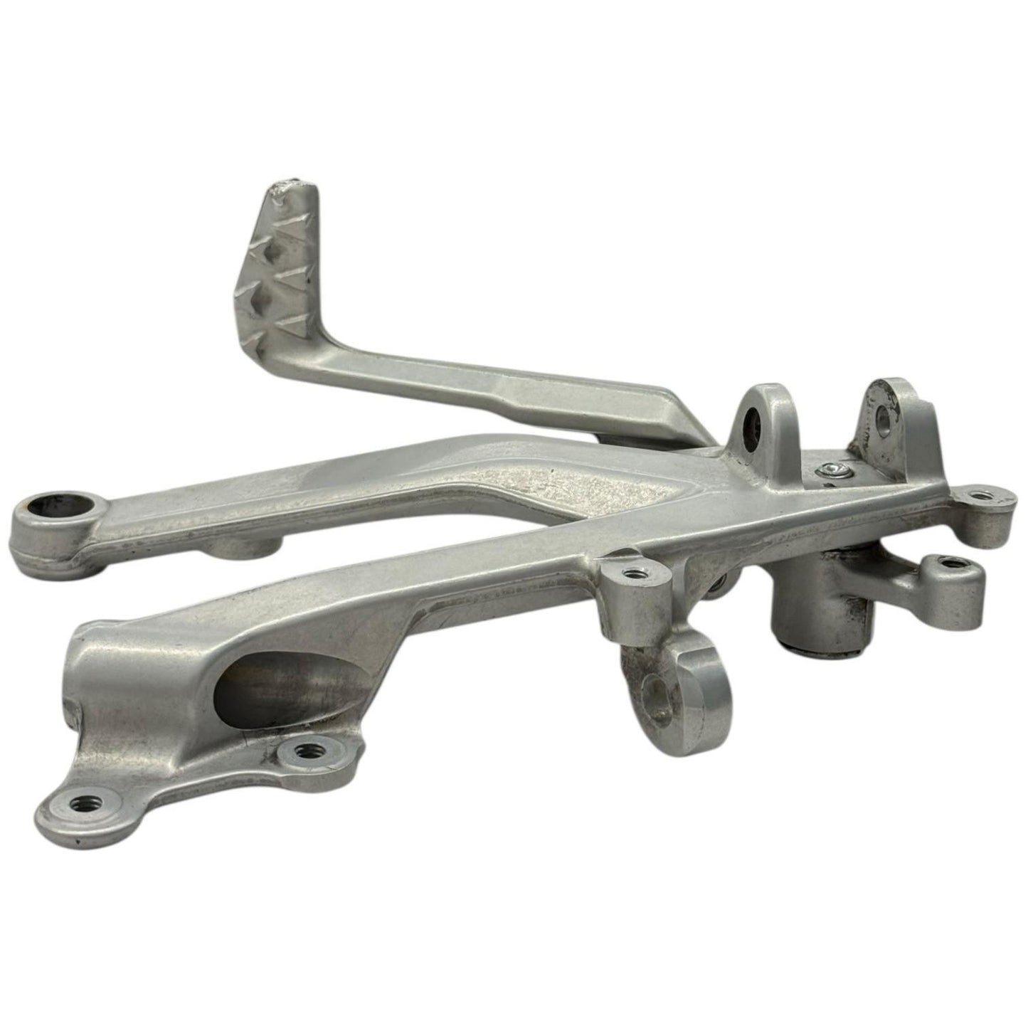 2018-2021 DUCATI PANIGALE V4 RIGHT REARSET FOOT PEG BRAKE LEVER SILVER STRAIGHT