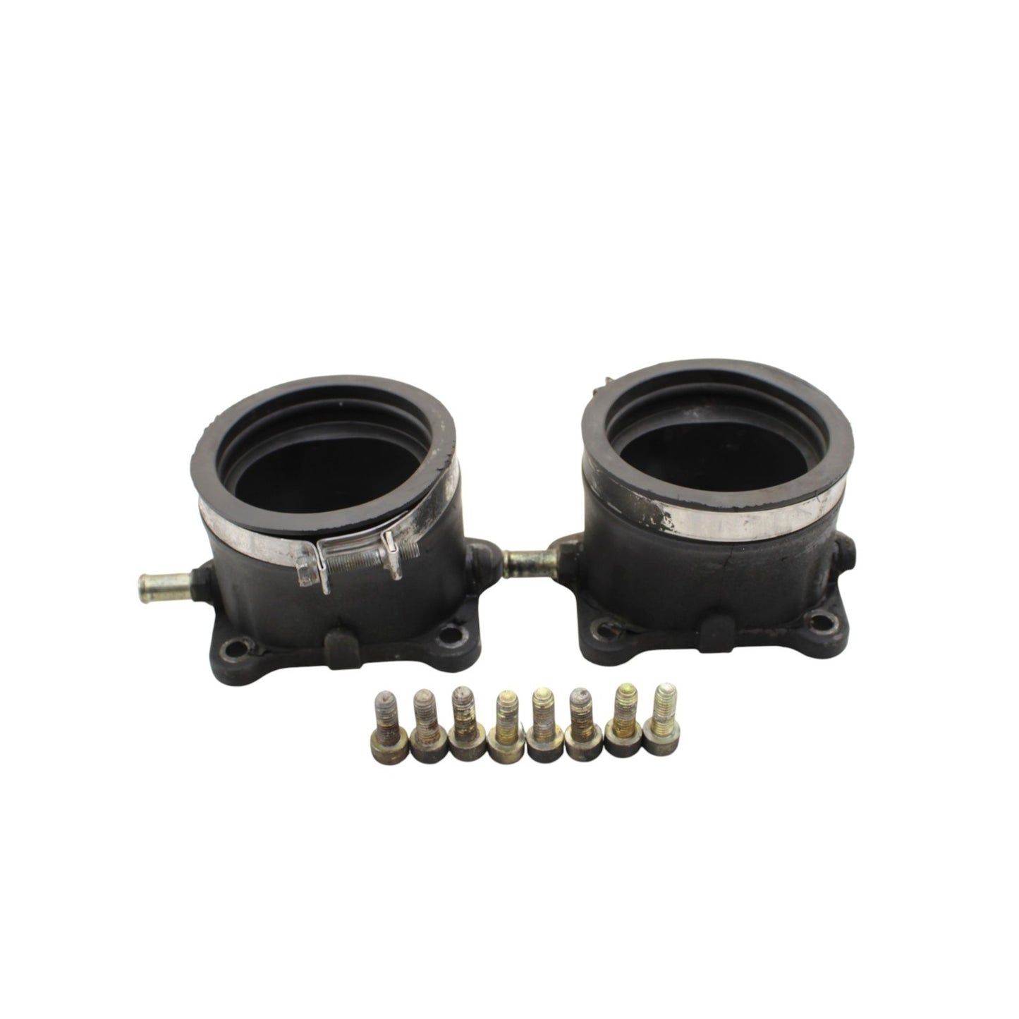 2003 - 2006 DUCATI 999 ENGINE INTAKE MANIFOLD BOOTS CLAMPS SET PAIR BOLTS