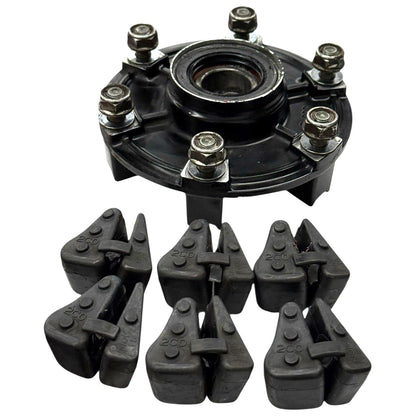 2006 2007 YAMAHA YZF R6 REAR WHEEL HUB / CARRIER / SPROCKET HOLDER NUTS WASHER