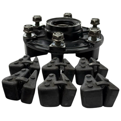 2006 2007 YAMAHA YZF R6 REAR WHEEL HUB / CARRIER / SPROCKET HOLDER NUTS WASHER