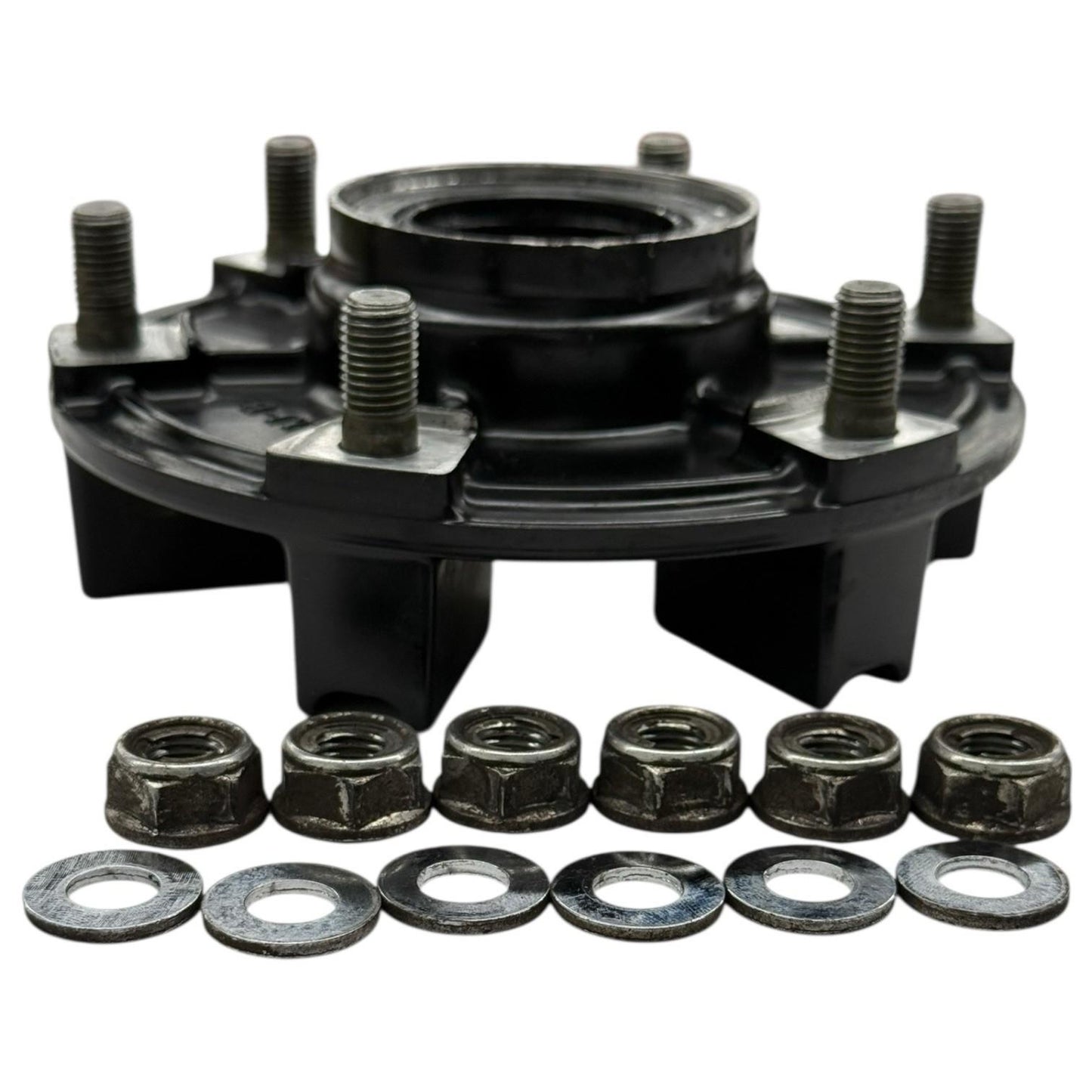 2006 2007 YAMAHA YZF R6 REAR WHEEL HUB / CARRIER / SPROCKET HOLDER NUTS WASHER