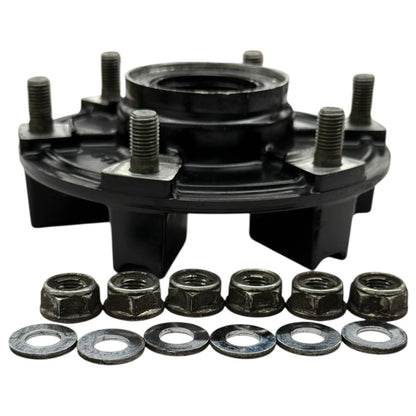 2006 2007 YAMAHA YZF R6 REAR WHEEL HUB / CARRIER / SPROCKET HOLDER NUTS WASHER