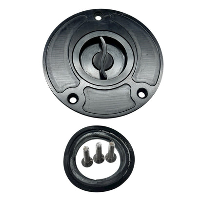 2007 2008 SUZUKI GSXR 1000 GAS CAP AFTERMARKET BLACK KEYLESS