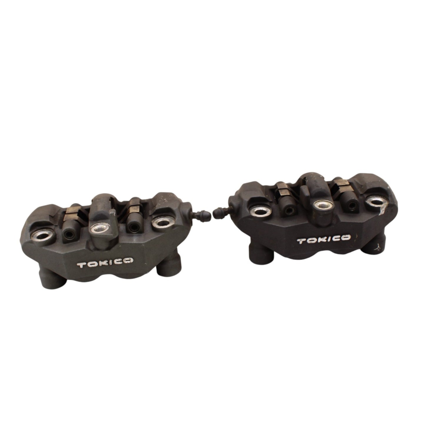 2005 2006 SUZUKI GSXR 1000 TOKICO FRONT BRAKE CALIPERS RIGHT LEFT SET PADS