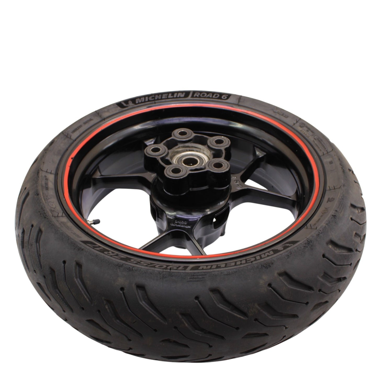 2015 - 2020 APRILIA RSV4 REAR WHEEL BACK RIM TIRE RUBBER BLACK ORANGE STOCK OEM