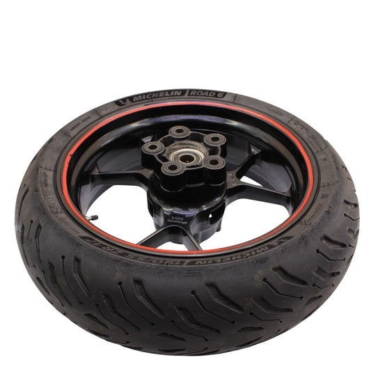 2015 - 2020 APRILIA RSV4 REAR WHEEL BACK RIM TIRE RUBBER BLACK ORANGE STOCK OEM
