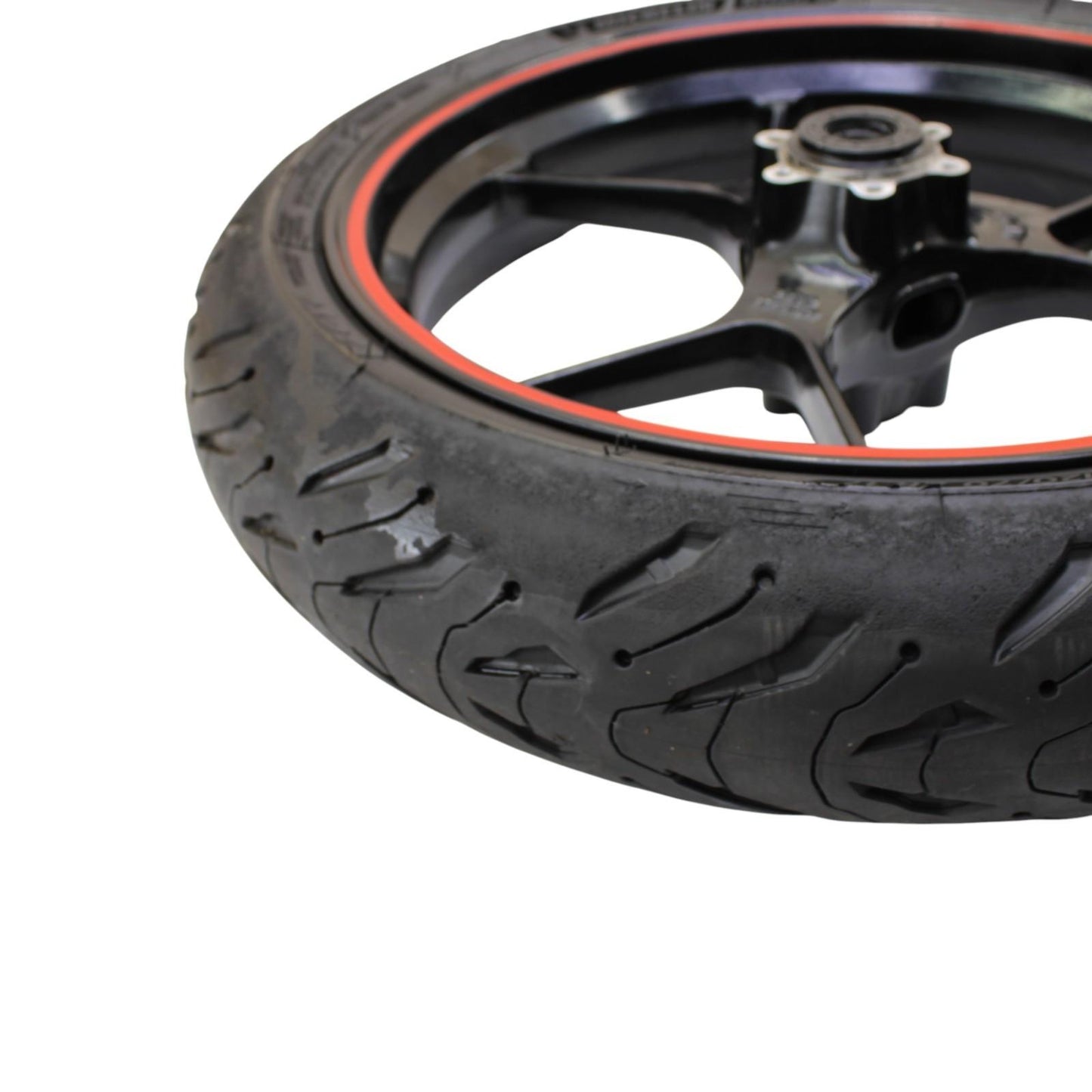 2015 - 2020 APRILIA RSV4 FRONT WHEEL RIM TIRE RUBBER BLACK ORANGE STOCK OEM