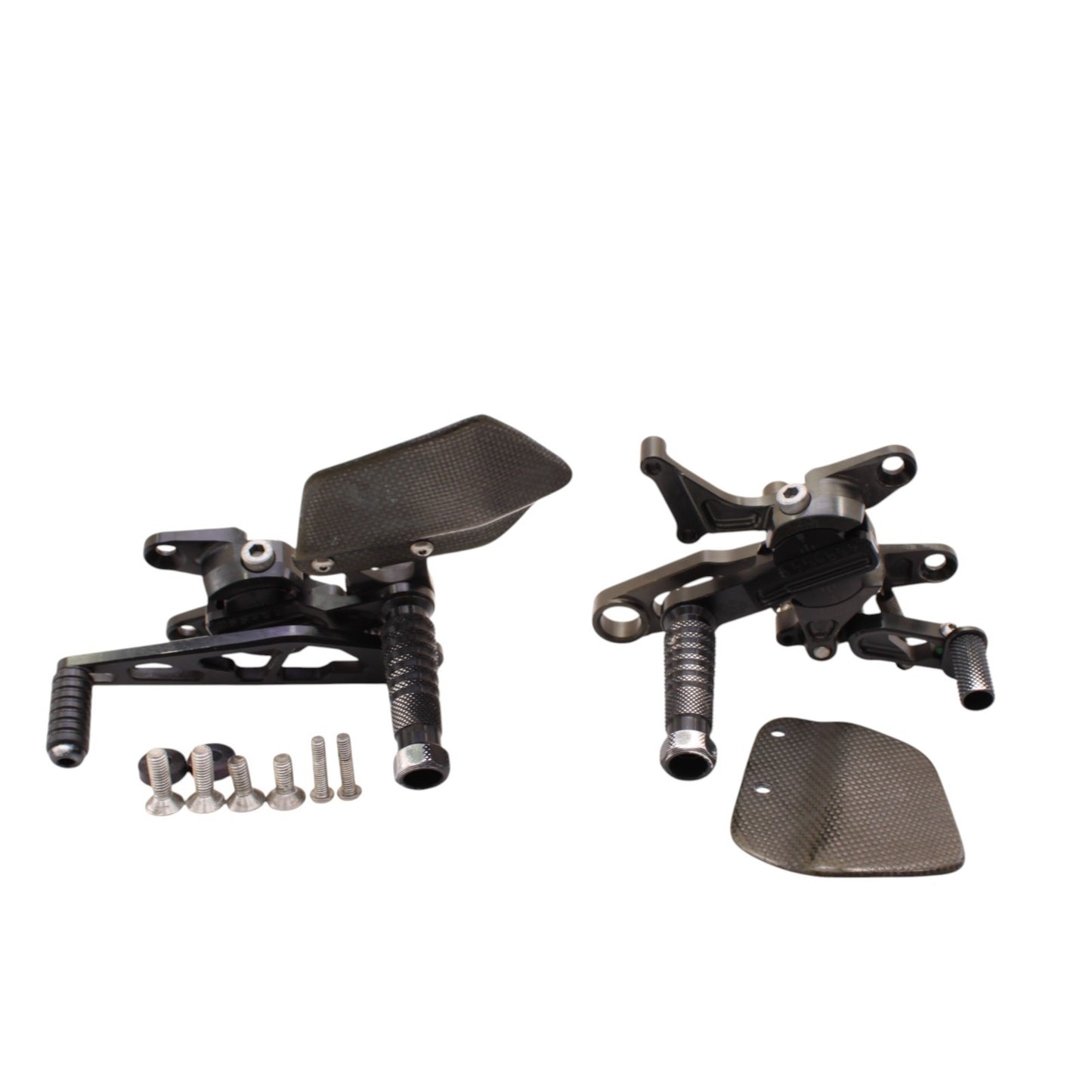 2015 - 2020 APRILIA RSV4 DRIVER REARSET SHIFT BRAKE PEG FOOT REST BLACK STOCK