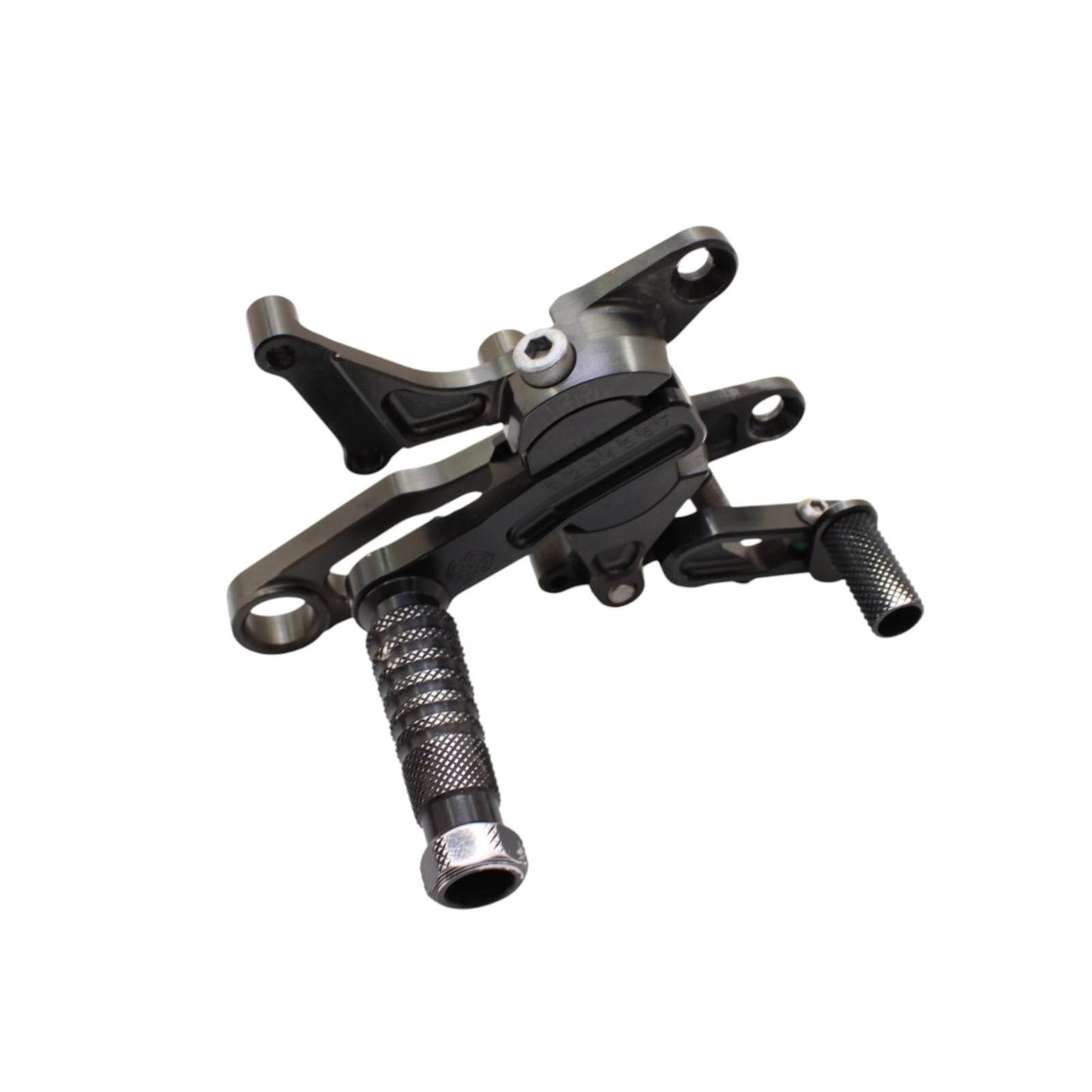 2015 - 2020 APRILIA RSV4 DRIVER REARSET SHIFT BRAKE PEG FOOT REST BLACK STOCK