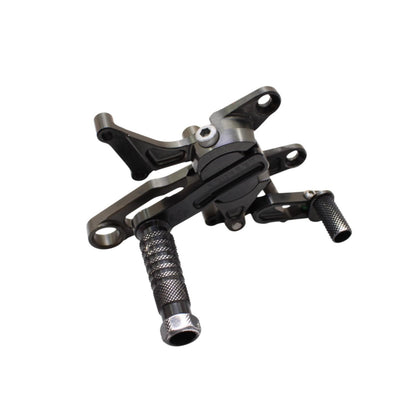 2015 - 2020 APRILIA RSV4 DRIVER REARSET SHIFT BRAKE PEG FOOT REST BLACK STOCK
