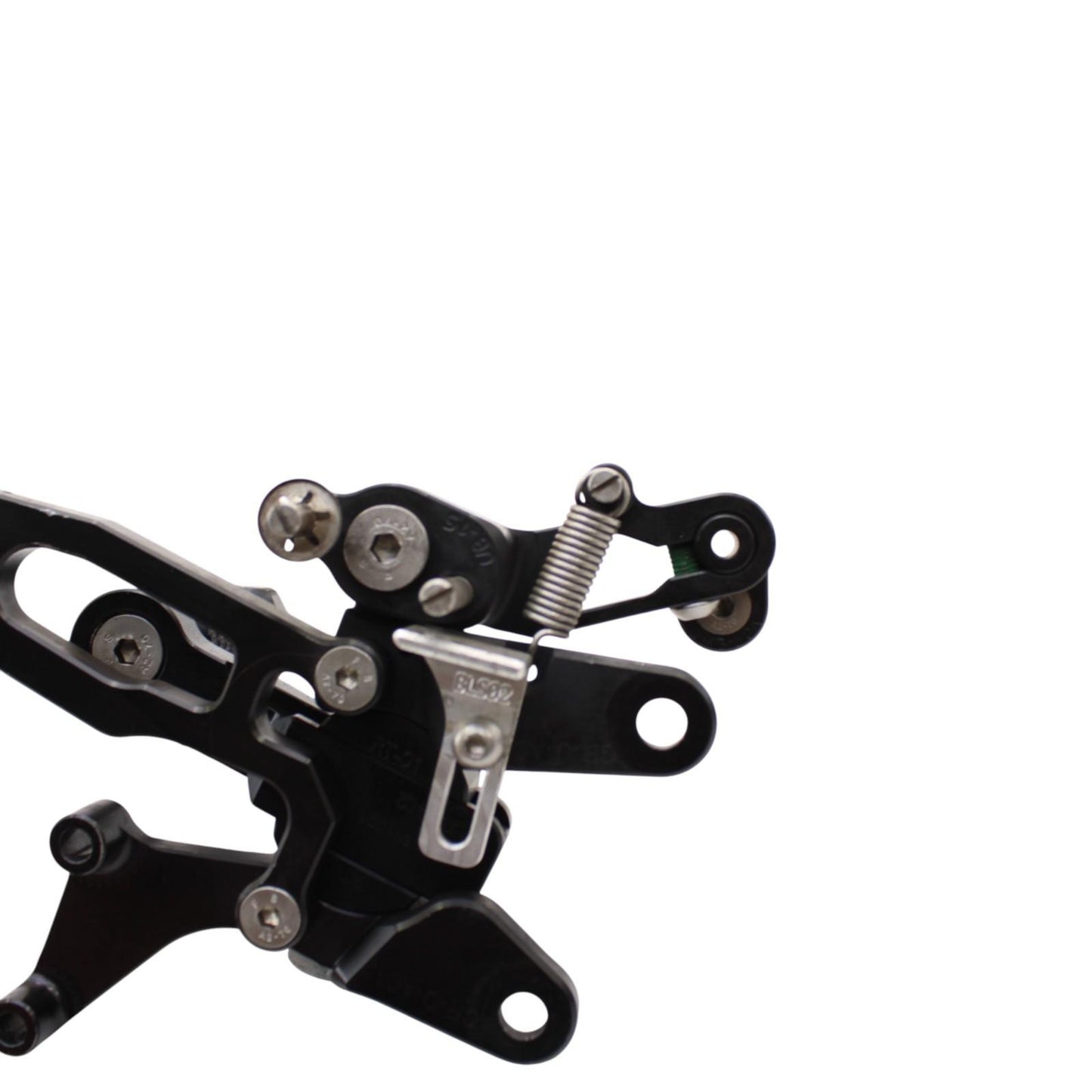 2015 - 2020 APRILIA RSV4 DRIVER REARSET SHIFT BRAKE PEG FOOT REST BLACK STOCK