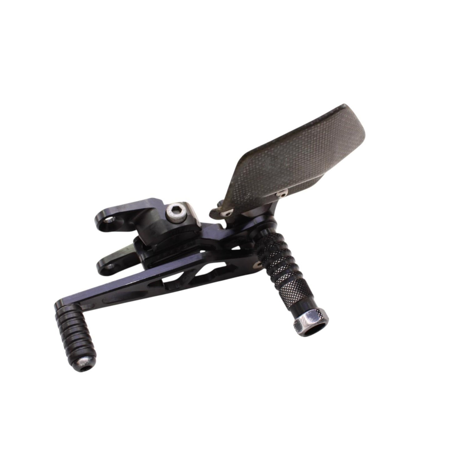 2015 - 2020 APRILIA RSV4 DRIVER REARSET SHIFT BRAKE PEG FOOT REST BLACK STOCK