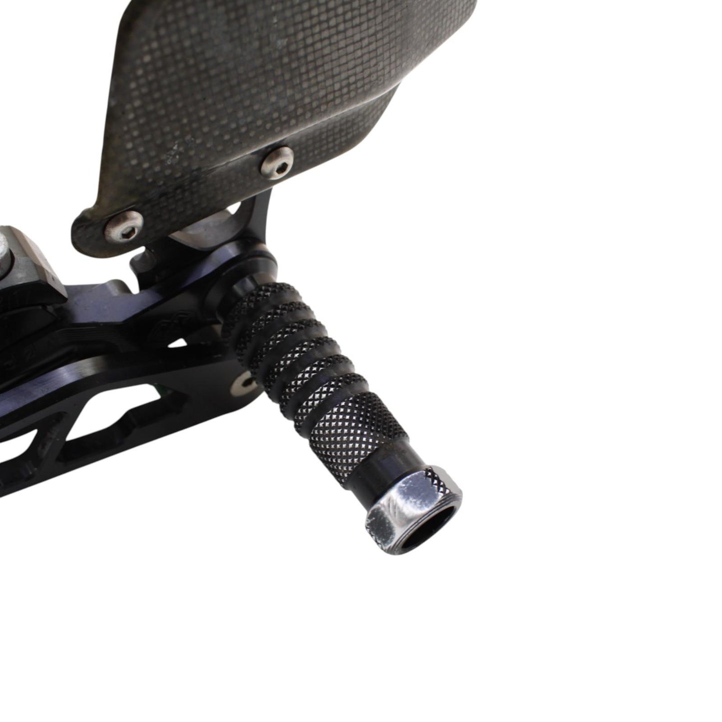 2015 - 2020 APRILIA RSV4 DRIVER REARSET SHIFT BRAKE PEG FOOT REST BLACK STOCK