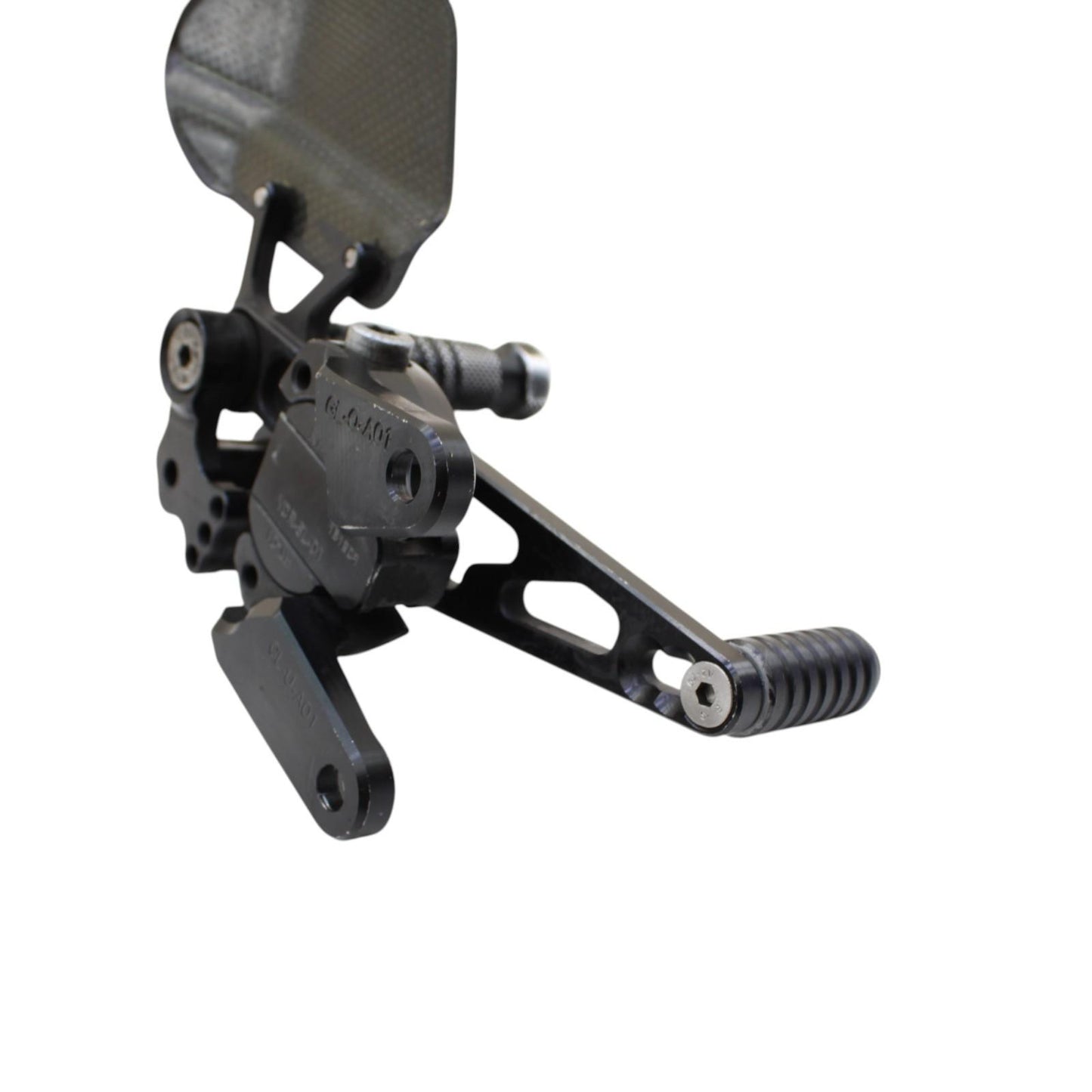 2015 - 2020 APRILIA RSV4 DRIVER REARSET SHIFT BRAKE PEG FOOT REST BLACK STOCK