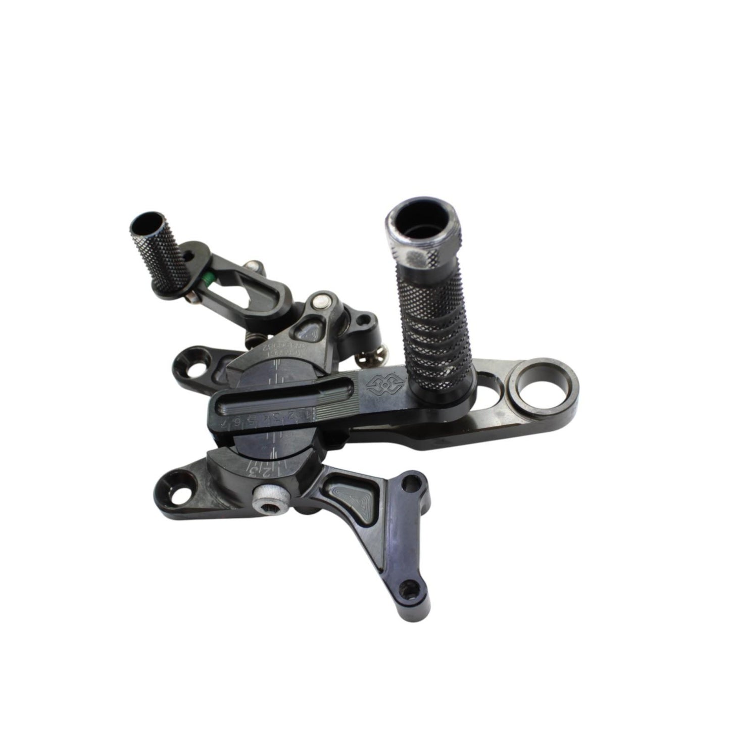 2015 - 2020 APRILIA RSV4 DRIVER REARSET SHIFT BRAKE PEG FOOT REST BLACK STOCK