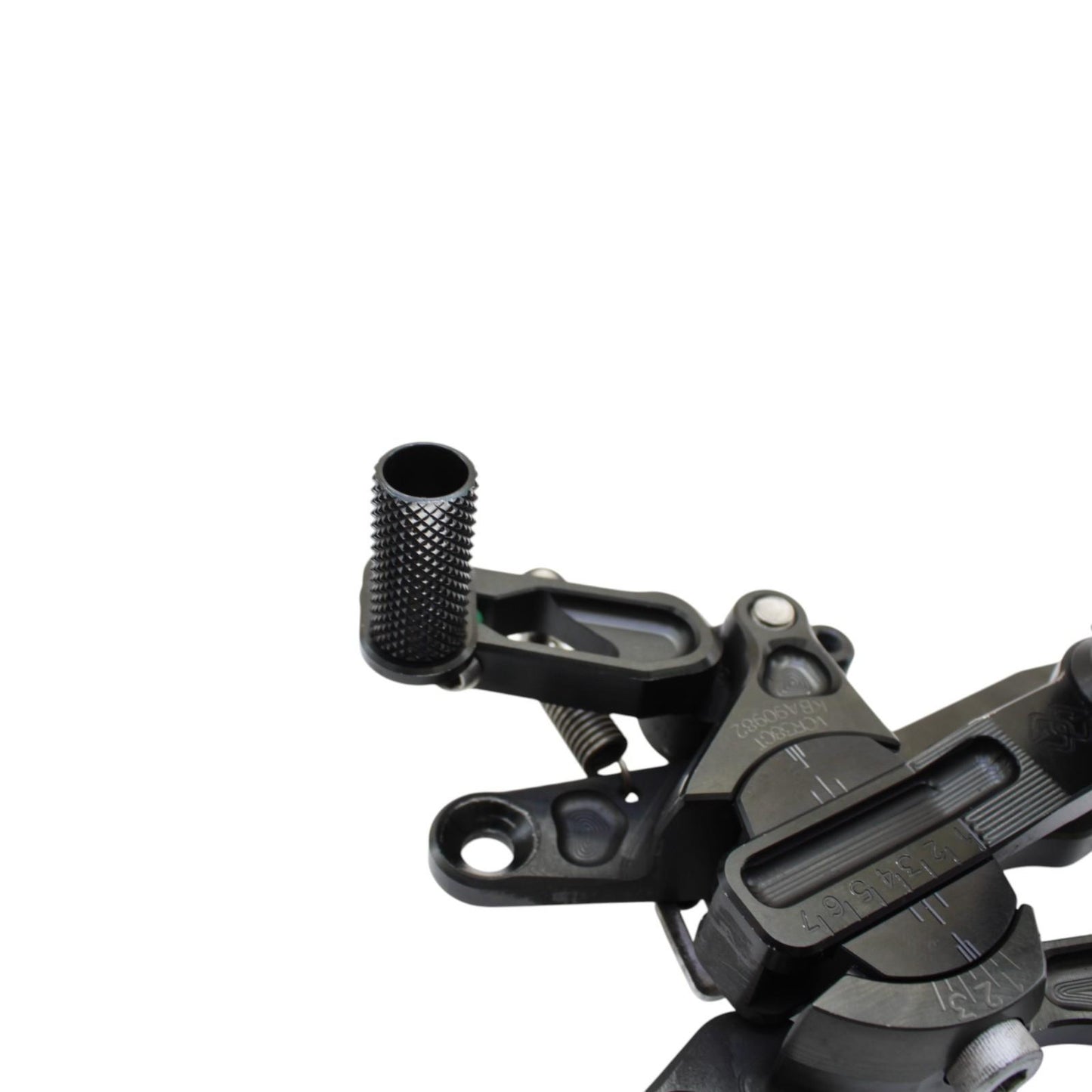 2015 - 2020 APRILIA RSV4 DRIVER REARSET SHIFT BRAKE PEG FOOT REST BLACK STOCK