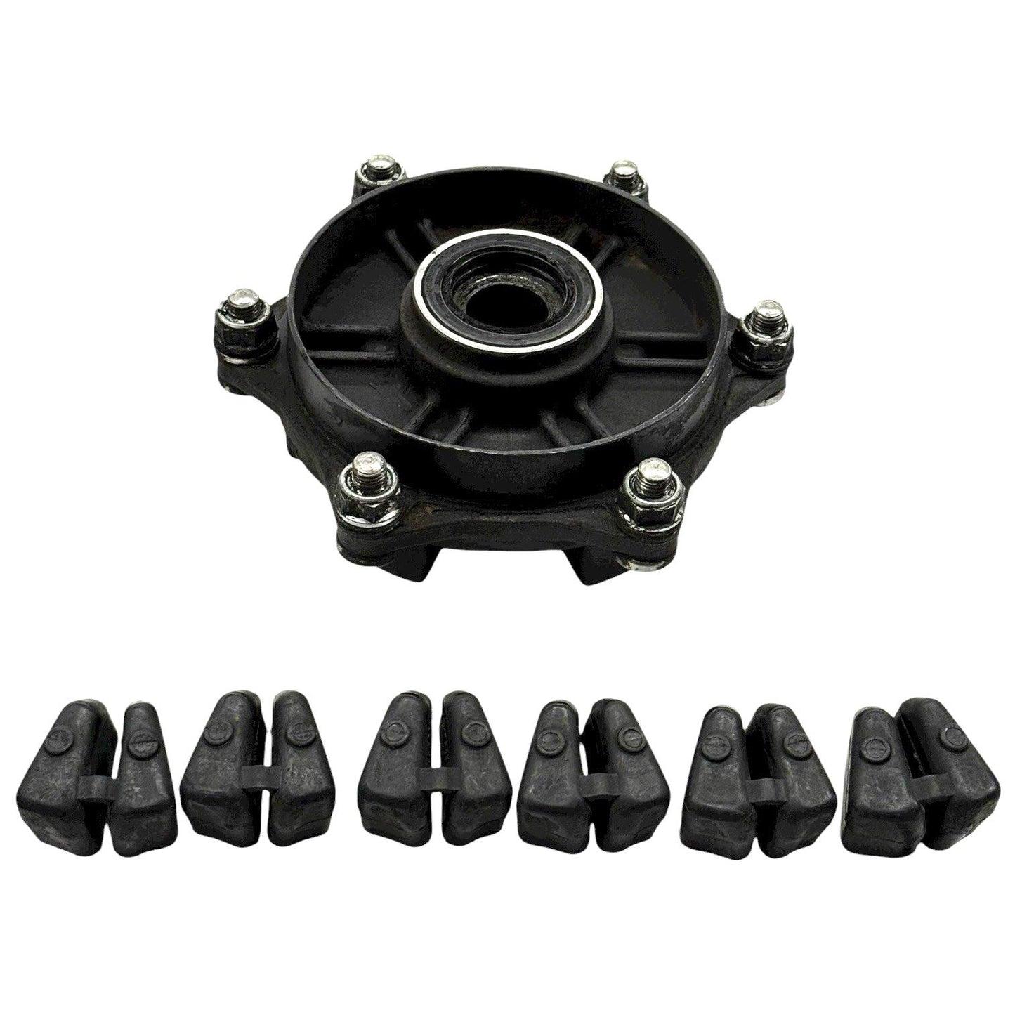 2004 2005 HONDA CBR1000RR REAR HUB WHEEL CUSHIONS DRIVE DAMPERS SILVER BLACK