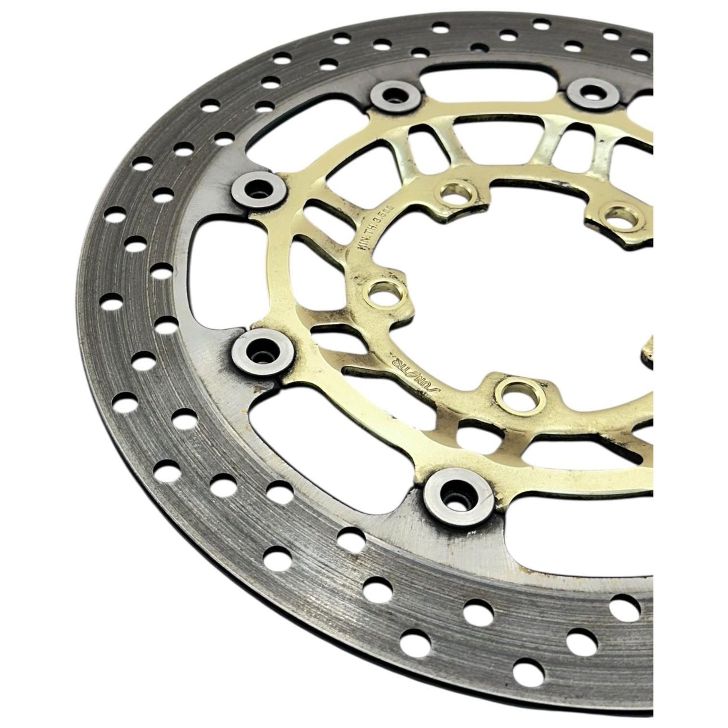 2006 - 2008 TRIUMPH DAYTONA 675 FRONT BRAKE ROTORS LEFT RIGHT DISC GOLD STRAIGHT