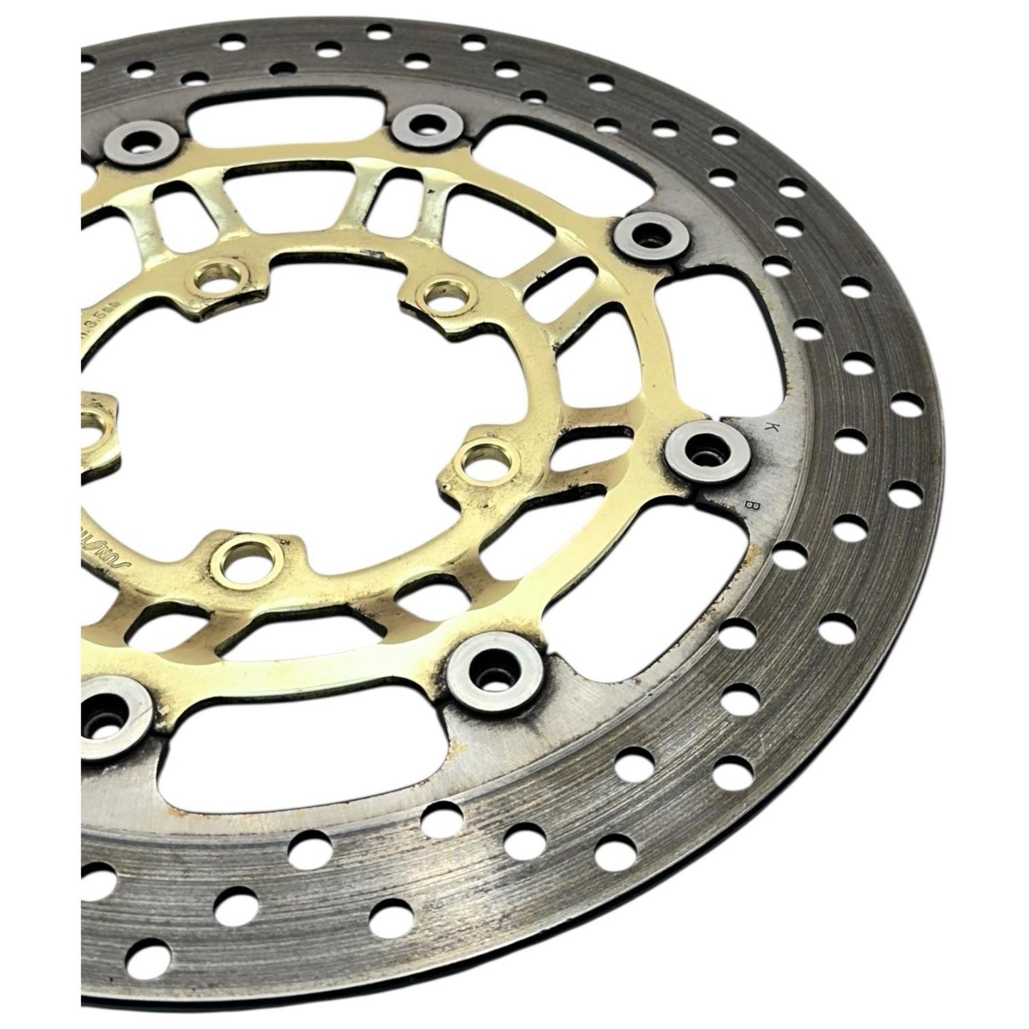 2006 - 2008 TRIUMPH DAYTONA 675 FRONT BRAKE ROTORS LEFT RIGHT DISC GOLD STRAIGHT