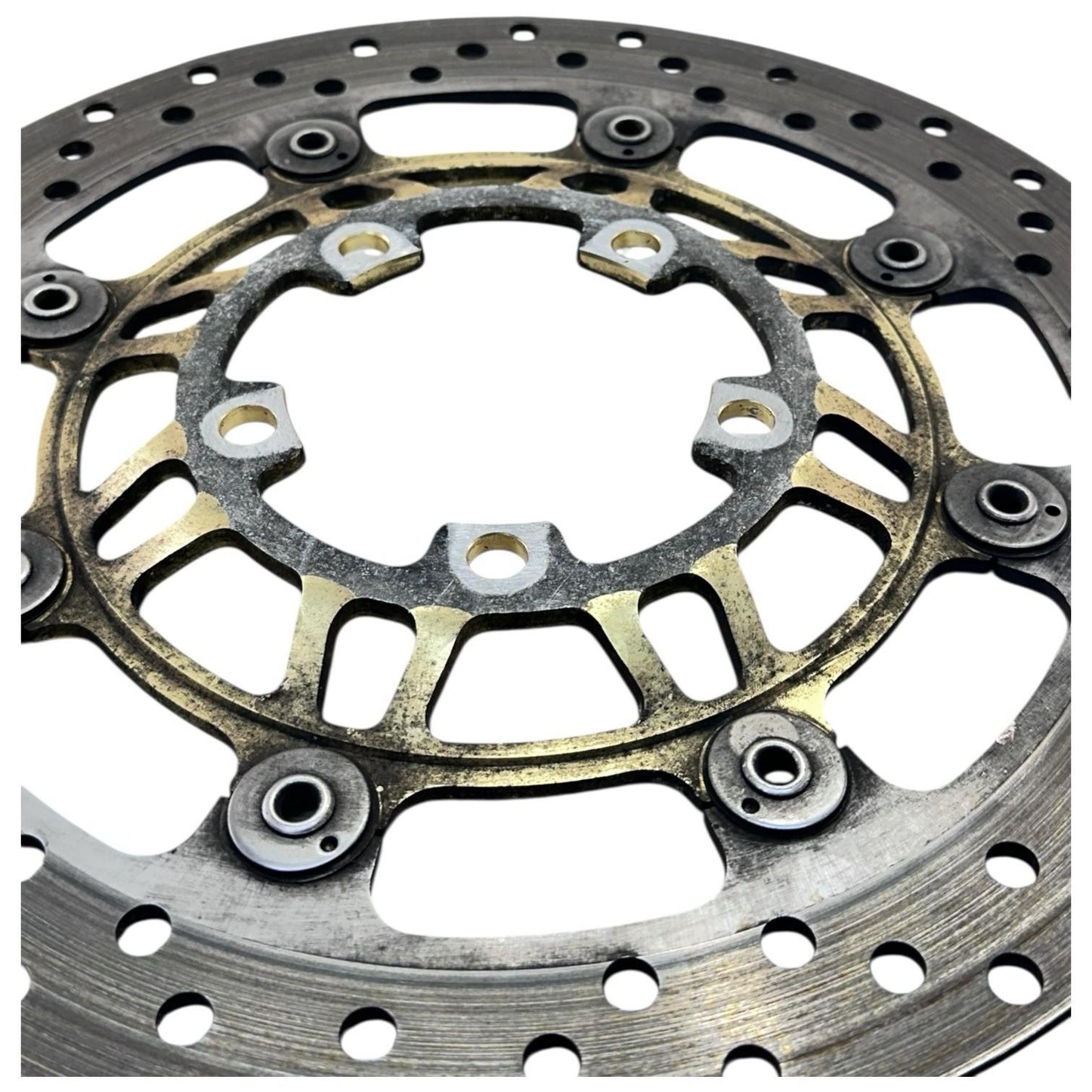 2006 - 2008 TRIUMPH DAYTONA 675 FRONT BRAKE ROTORS LEFT RIGHT DISC GOLD STRAIGHT