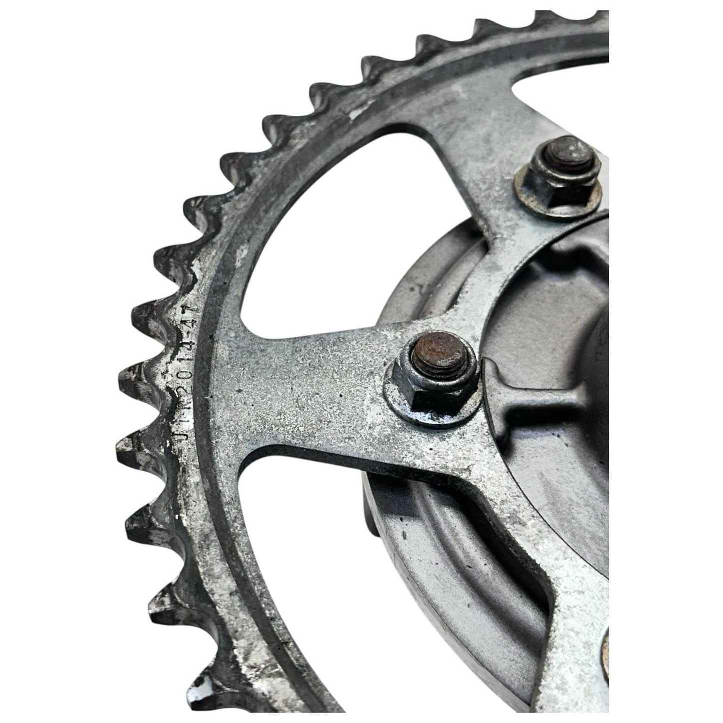 2006 - 2008 TRIUMPH DAYTONA 675 REAR HUB WHEEL SPROCKET MOUNT STOCK SILVER