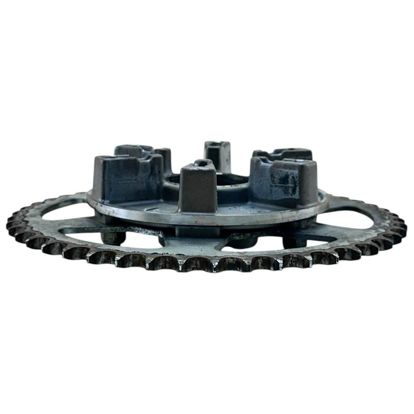 2006 - 2008 TRIUMPH DAYTONA 675 REAR HUB WHEEL SPROCKET MOUNT STOCK SILVER