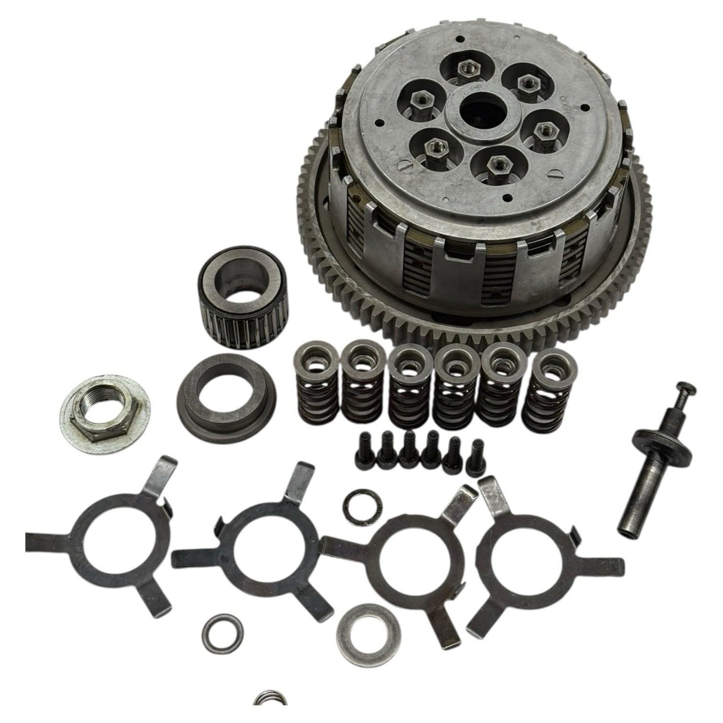 2005 2006 KAWASAKI NINJA ZX6R CLUTCH PRIMARY ENGINE MOTOR ASSEMLBY BASKET