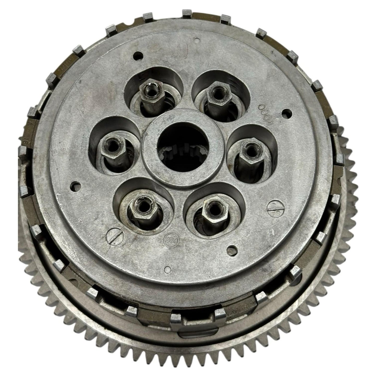 2005 2006 KAWASAKI NINJA ZX6R CLUTCH PRIMARY ENGINE MOTOR ASSEMLBY BASKET