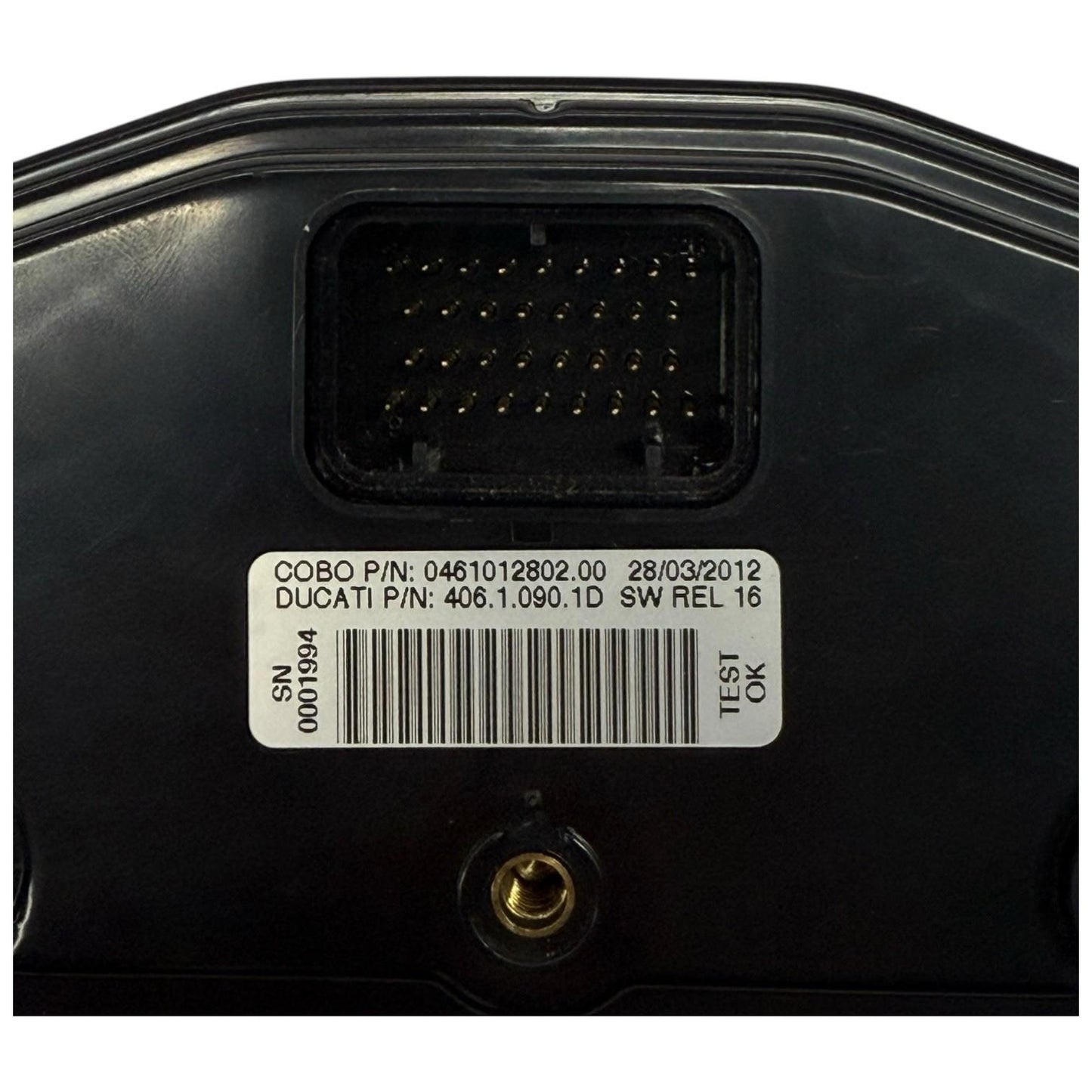 2012 - 2014 DUCATI PANIGALE 1199 SPEEDOMETER GAUGE CLUSTER DISPLAY 40610931B