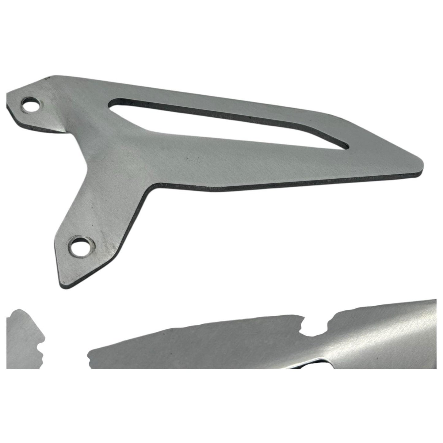 2012 - 2015 DUCATI PANIGALE 899 1199 HEEL GUARD SET LEFT RIGHT PLATES SILVER