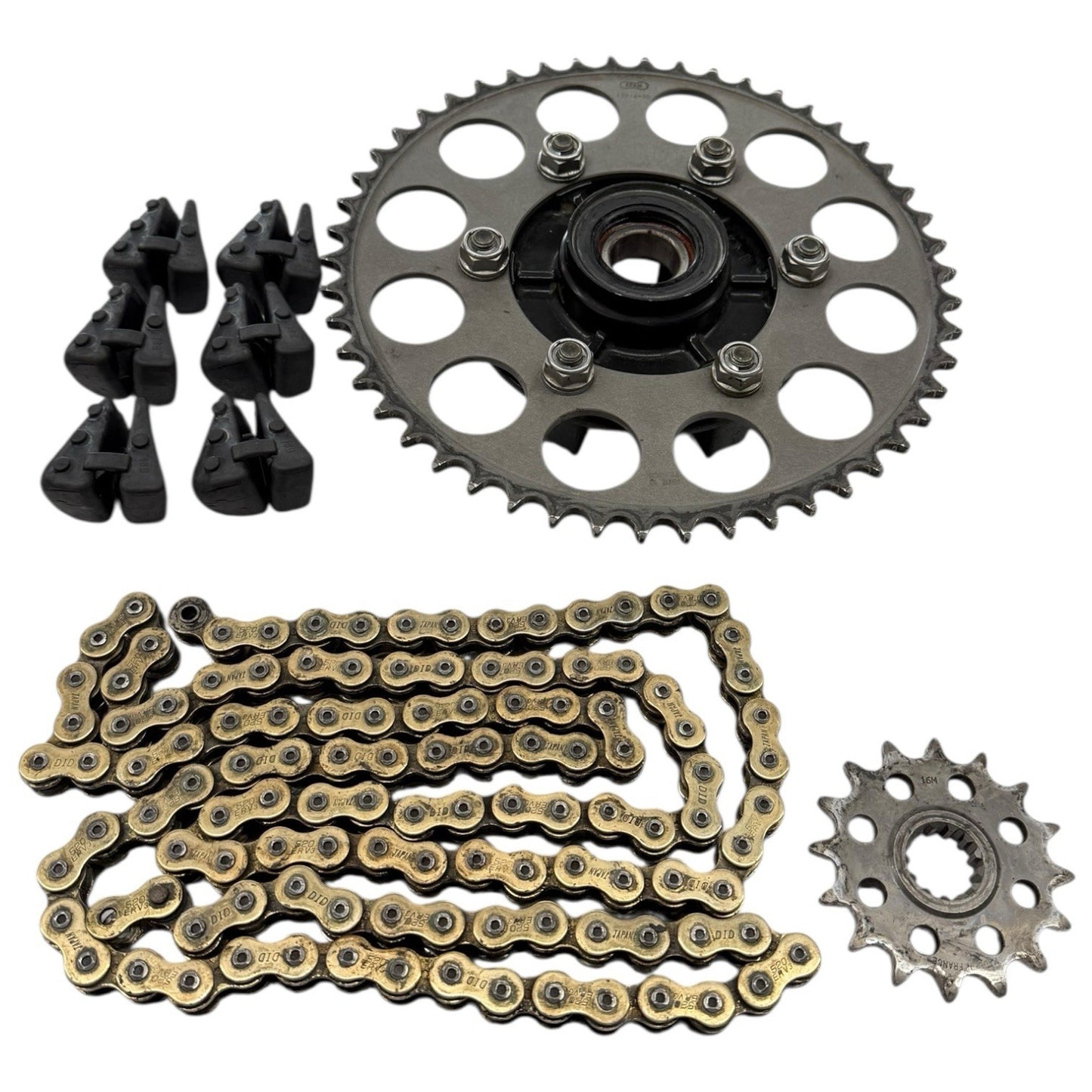 2003 - 2005 YAMAHA YZF R6 06-09 R6S SPROCKET SET AFAM REAR HUB CHAIN SPROCKET
