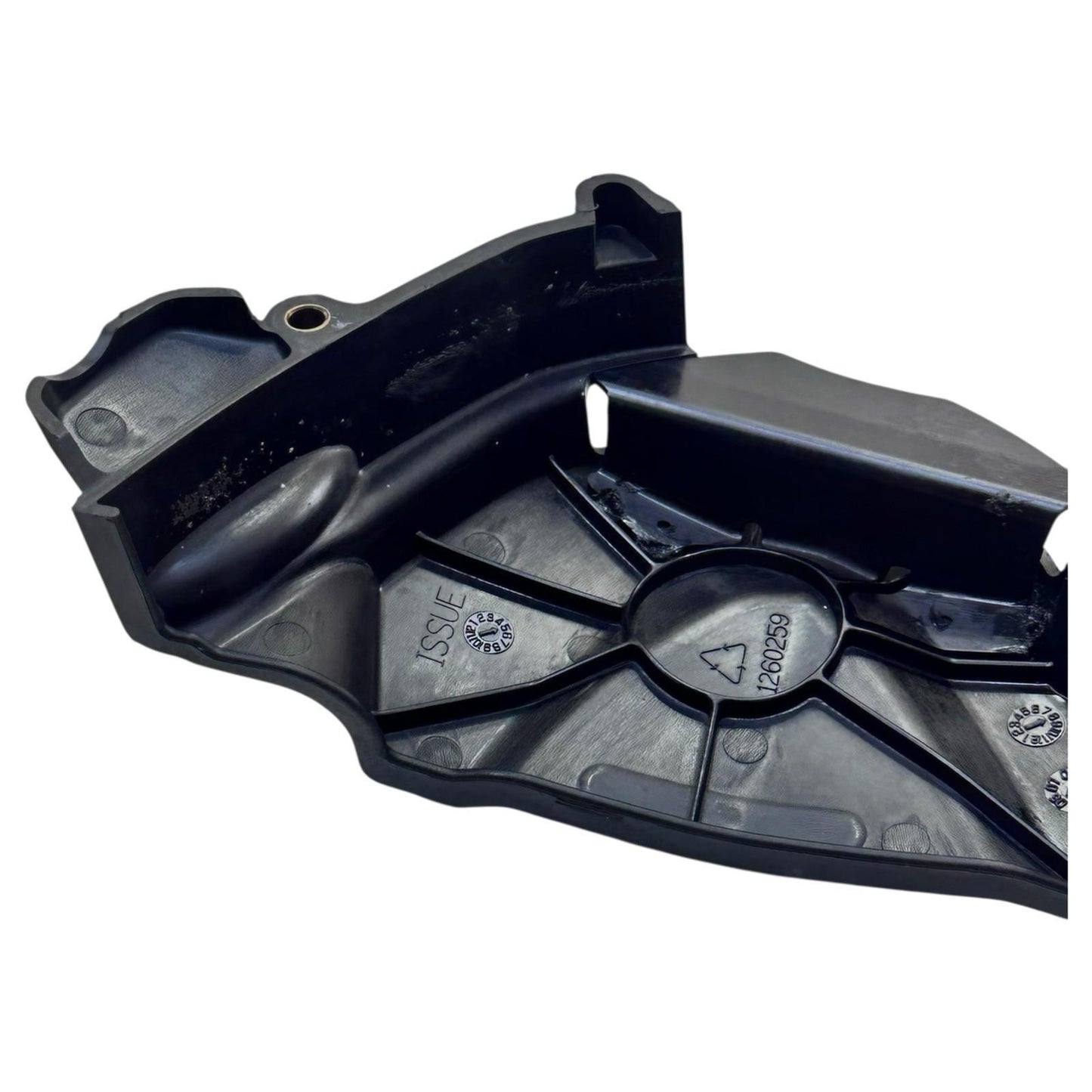 2006 - 2008 TRIUMPH DAYTONA 675 SPROCKET COVER BLACK PLASTIC PANEL BOLTS STOCK