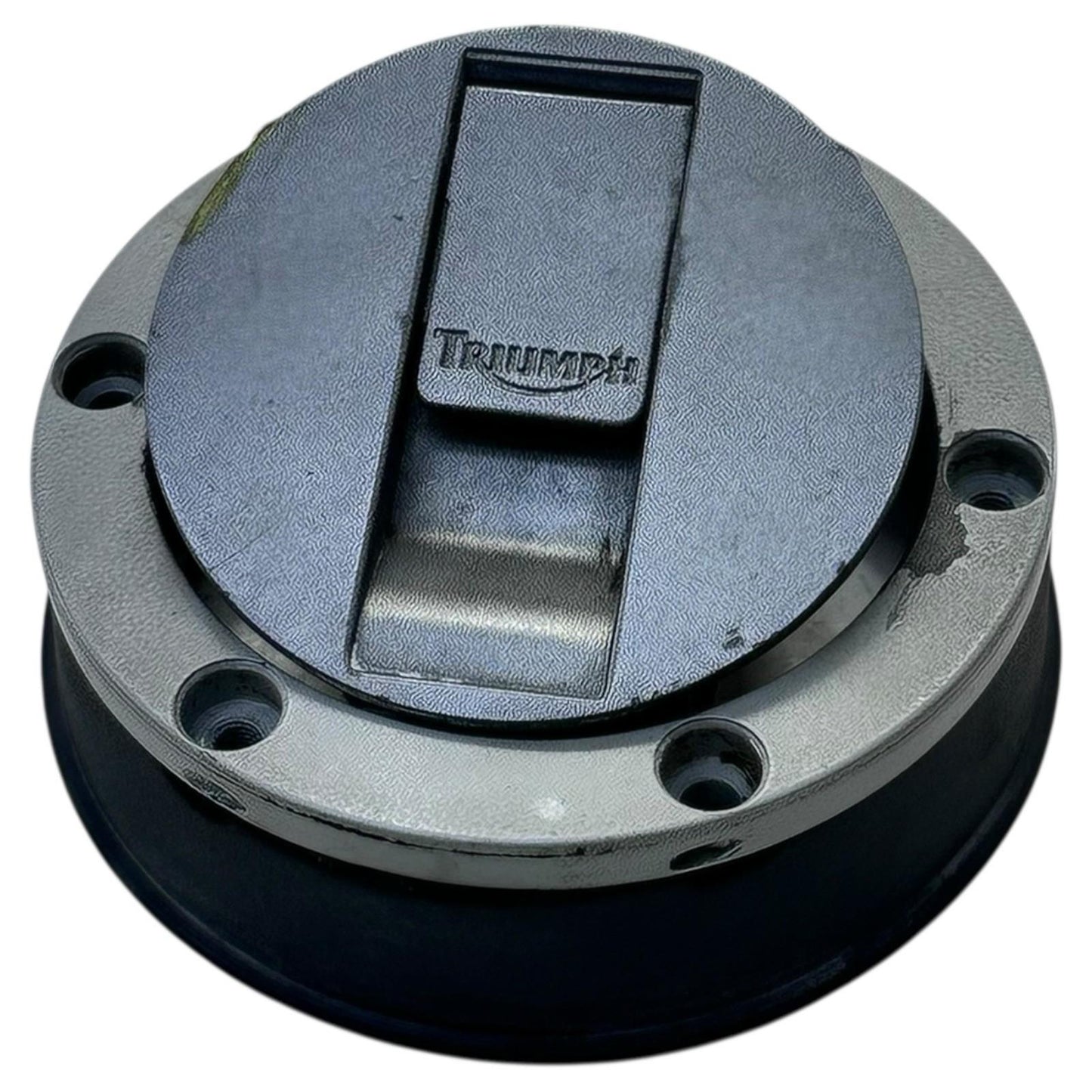 2006 - 2008 TRIUMPH DAYTON GAS CAP SEAT LOCK SET BOLTS BRACKET STOCK OEM