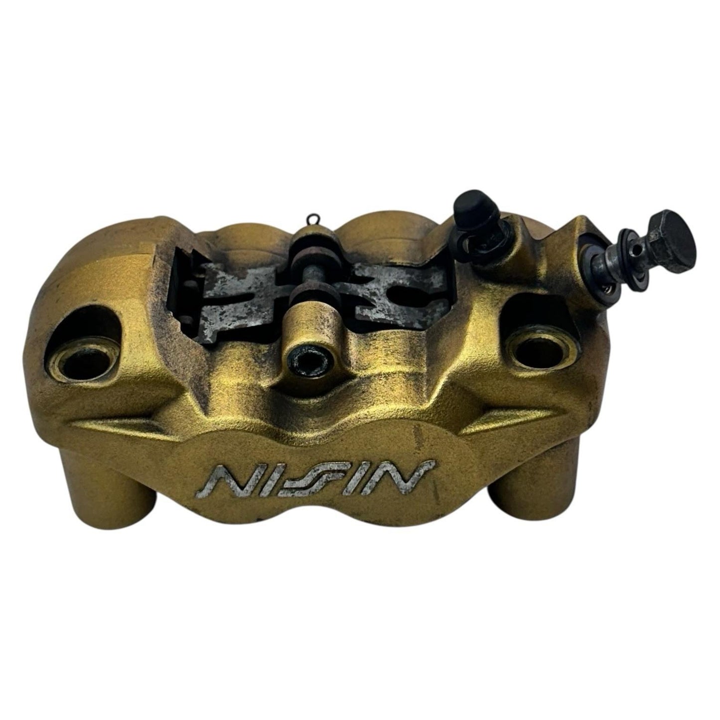 2006 - 2008 TRIUMPH DAYTONA 675 FRONT BRAKE CALIPER SET PAIR PADS GOLD NISSIN