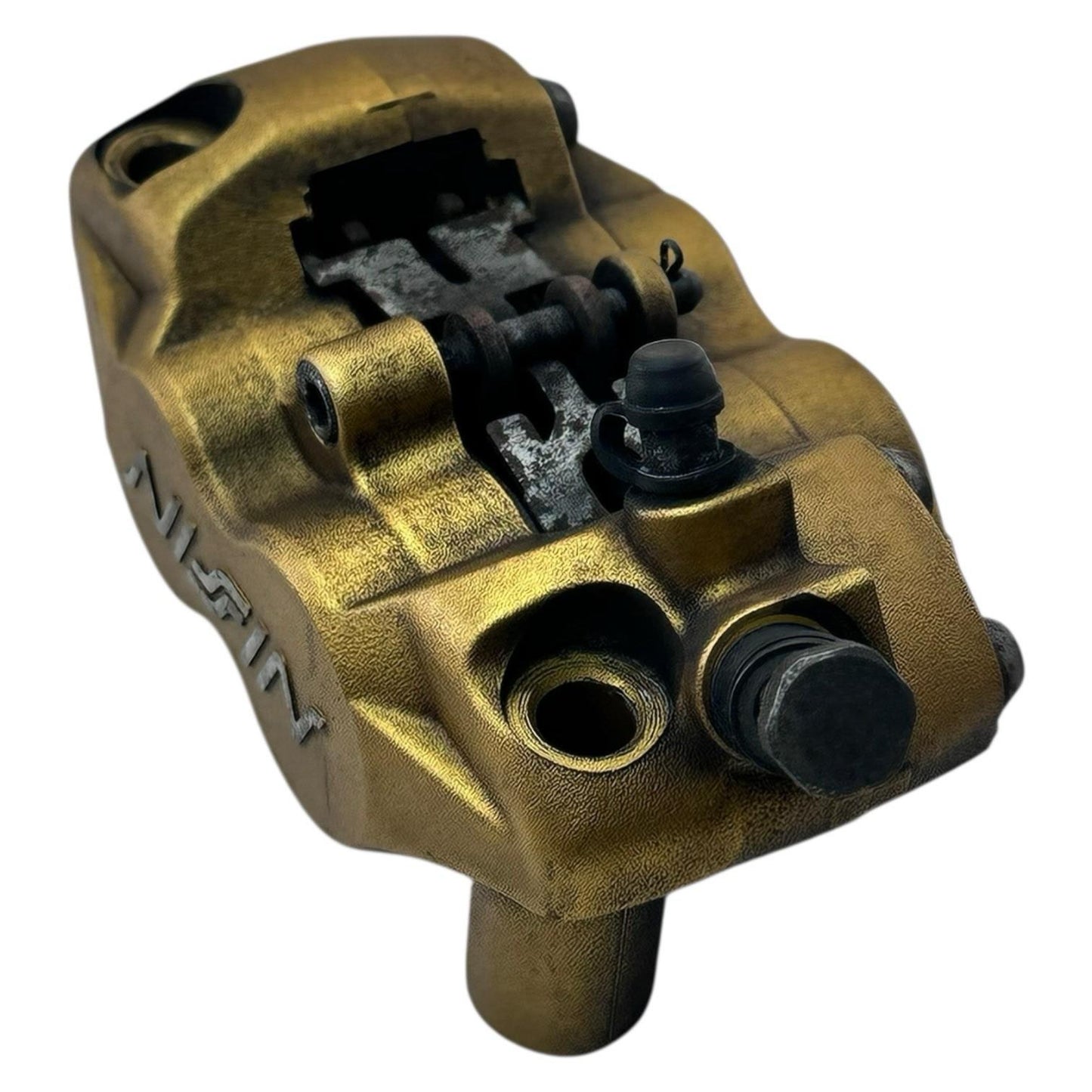 2006 - 2008 TRIUMPH DAYTONA 675 FRONT BRAKE CALIPER SET PAIR PADS GOLD NISSIN