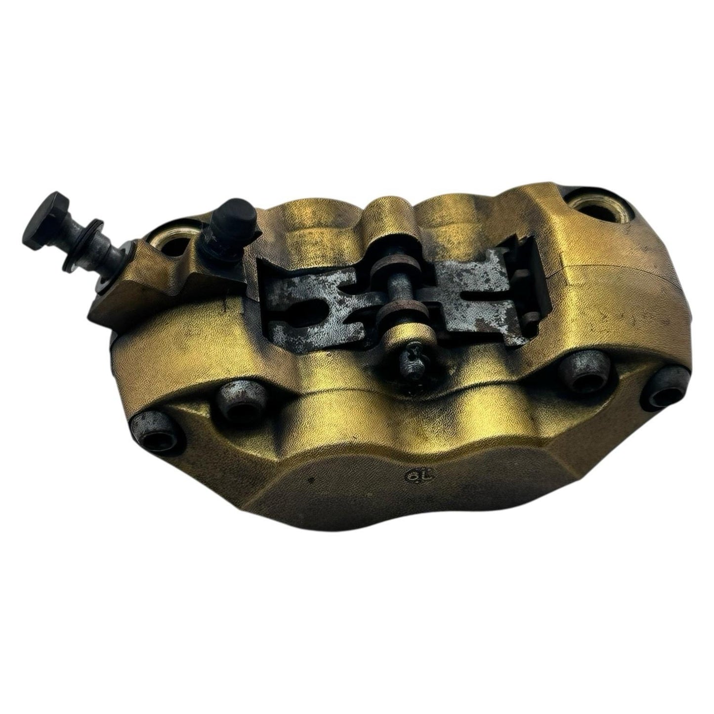 2006 - 2008 TRIUMPH DAYTONA 675 FRONT BRAKE CALIPER SET PAIR PADS GOLD NISSIN