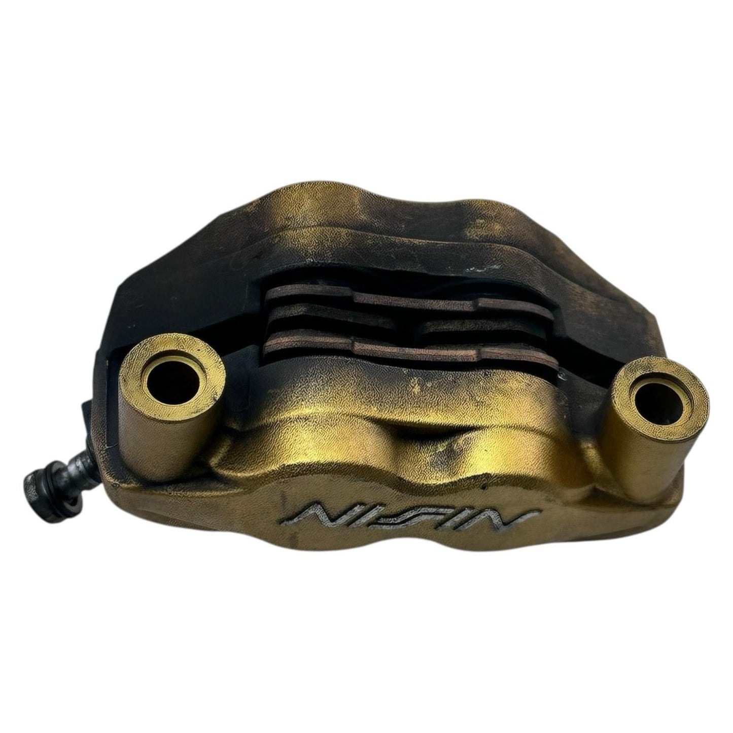 2006 - 2008 TRIUMPH DAYTONA 675 FRONT BRAKE CALIPER SET PAIR PADS GOLD NISSIN