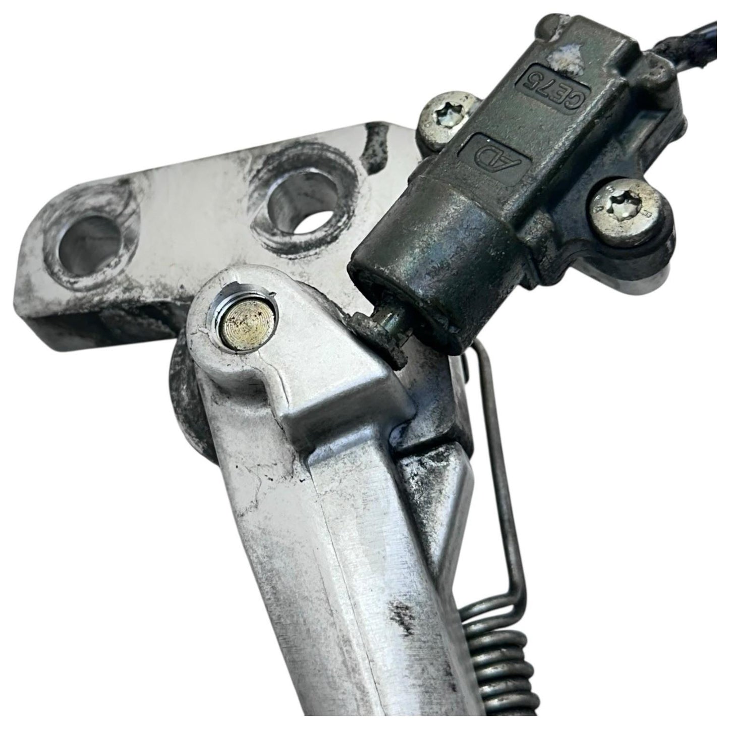 2006 - 2008 TRIUMPH DAYTONA 675 KICKSTAND SENSOR SIDE ROD SILVER STRAIGHT