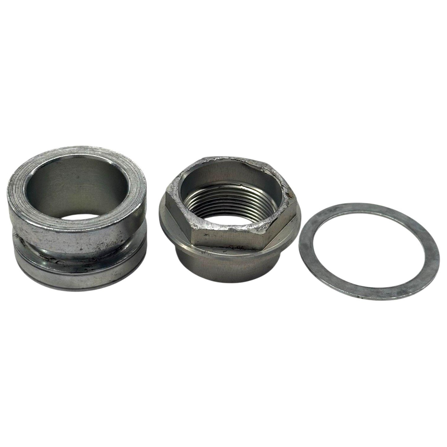 2017 - 2019 DUCATI MONSTER 1200R FRONT AXLE NUT SPACERS WASHER SILVER STOCK