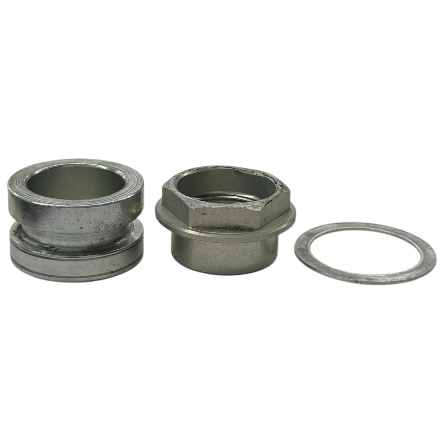 2017 - 2019 DUCATI MONSTER 1200R FRONT AXLE NUT SPACERS WASHER SILVER STOCK