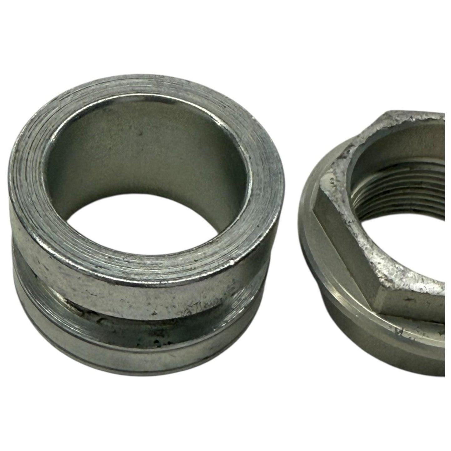 2017 - 2019 DUCATI MONSTER 1200R FRONT AXLE NUT SPACERS WASHER SILVER STOCK